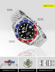 Invicta Pro Diver 29176 Men's Watch - 42 mm - Silver