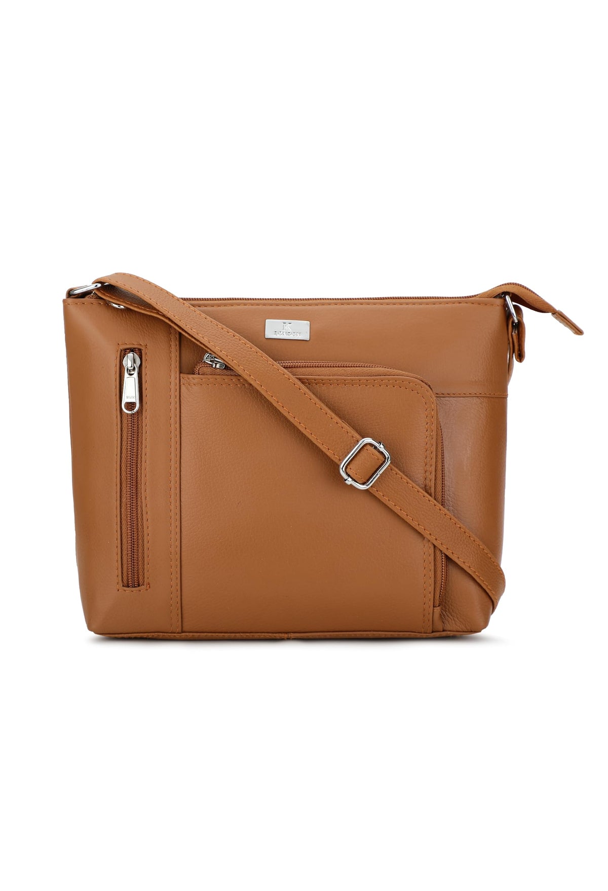 K London Real Leather Crossbody Sling Bag |Bag For Mobile Phone| Pouch Bag For Women & Girls | Shoulder Bags (Tan) (2205_Tan)