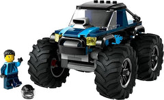 LEGO City Blue Monster Truck Toy for 5 Plus Year Old Boys & Girls, Vehicle Set with a Driver Minifigure, Creative Race Car Toys for Kids, Birthday Gift Idea 60402