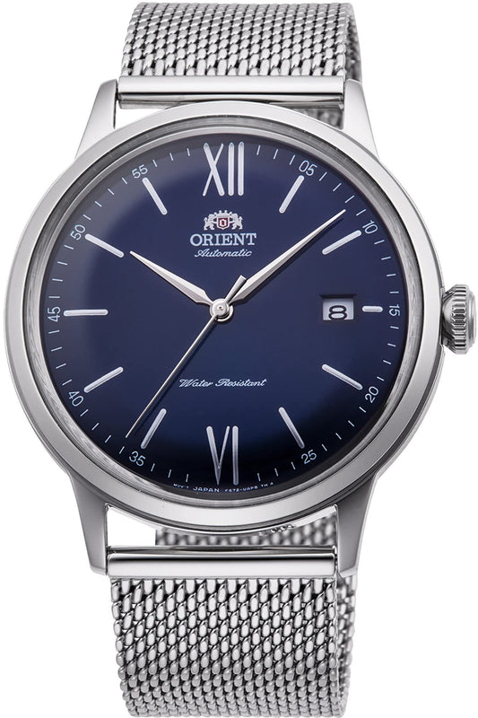 Orient RA-AC0019L10B Classic Automatic Stainless Steel Watch for Men, Blue/Silver