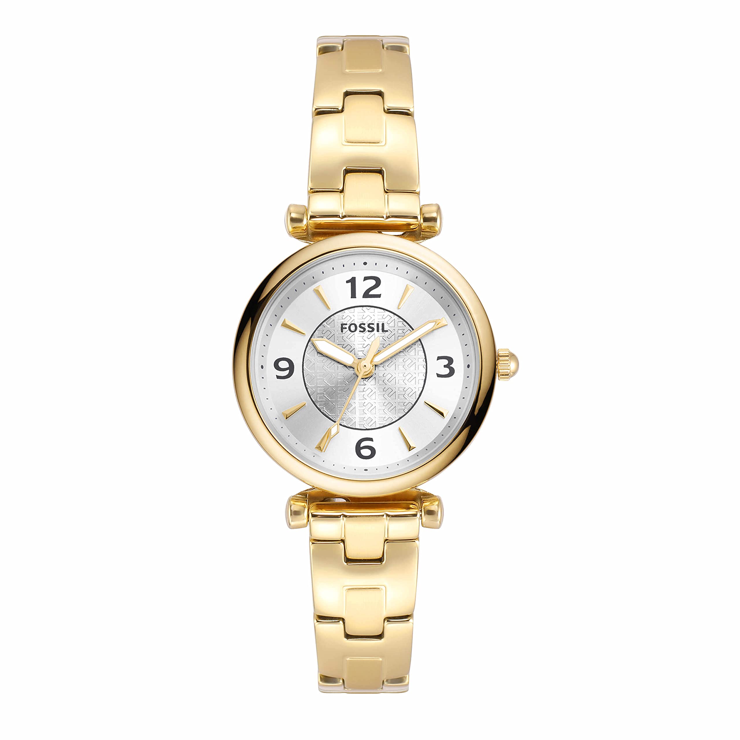 Fossil Carlie Analog Silver Dial Women's Watch-ES5203