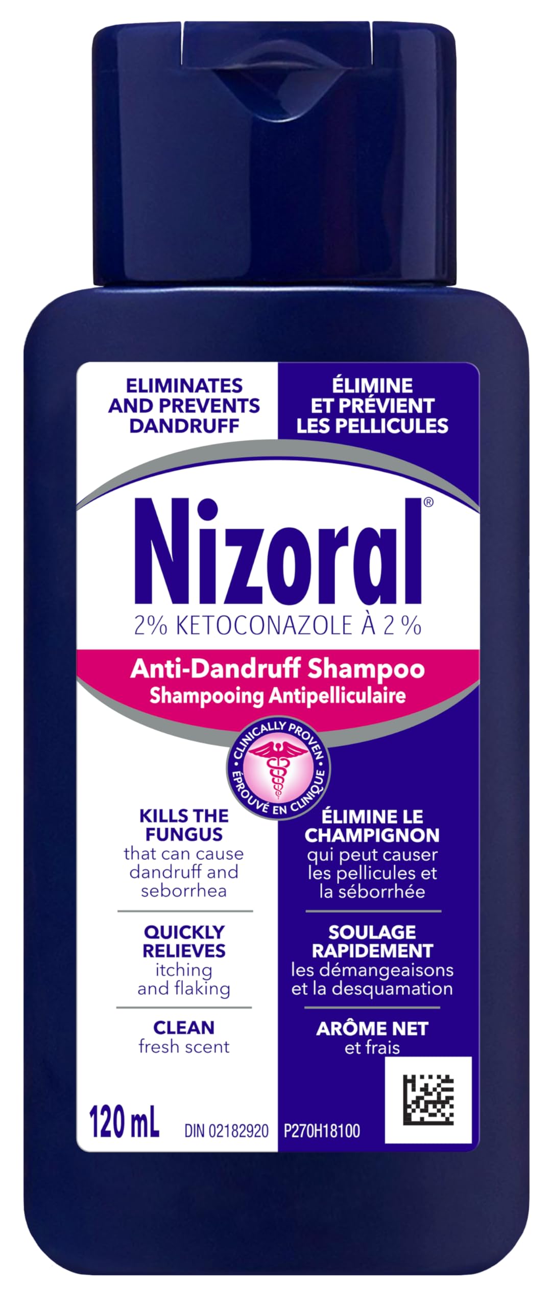 Nizoral Shampoo for All Hair Types - 120 ml