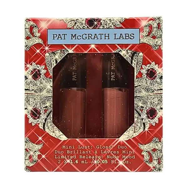 Pat Mcgrath Labs Mini Lust Gloss Duo Limited Nude Mood for Women 2 Pc 0.035oz Mini Lust Gloss Nude Venus, 6 Flesh