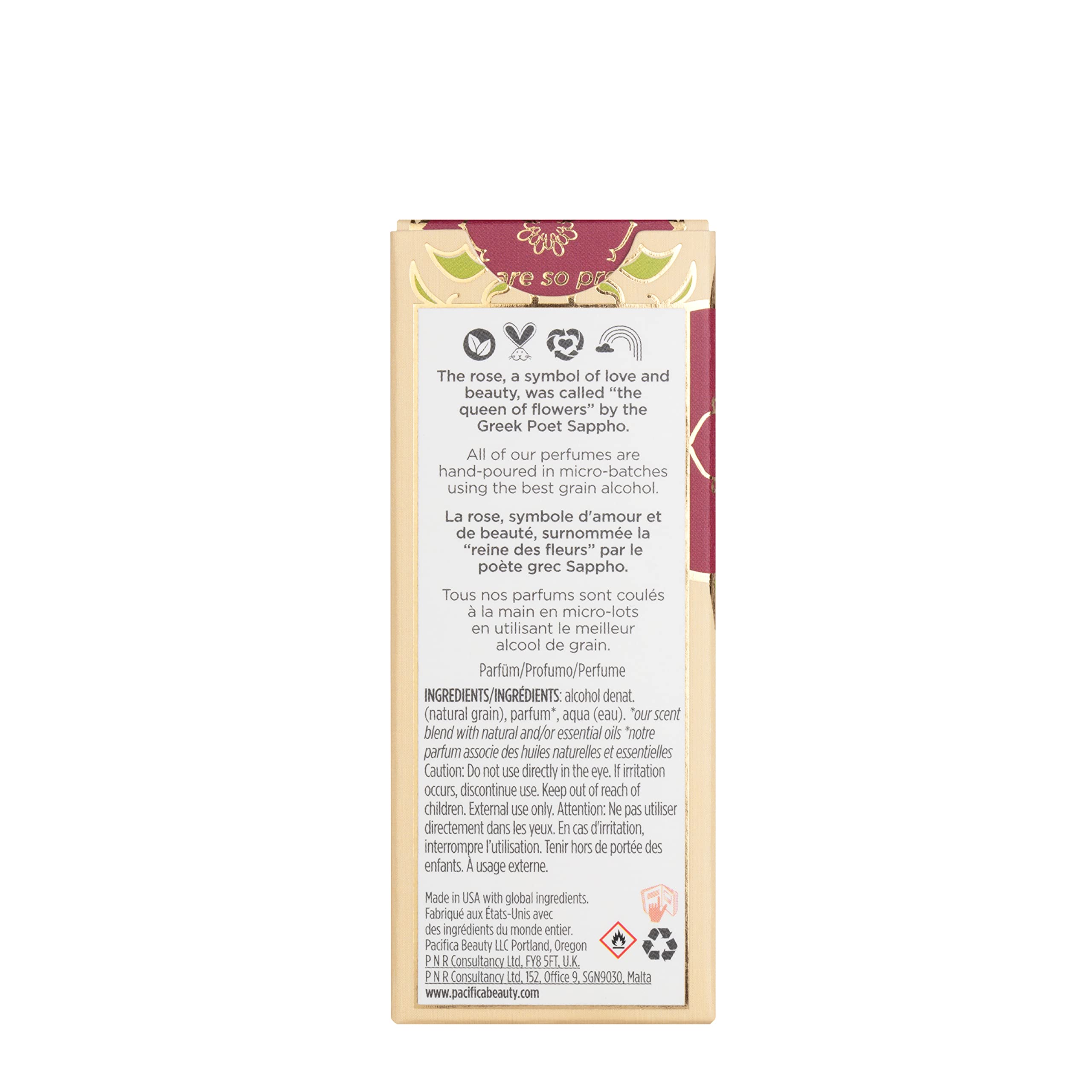 Pacifica Beauty Spray Perfume, Persian Rose, 1 Fluid Ounce