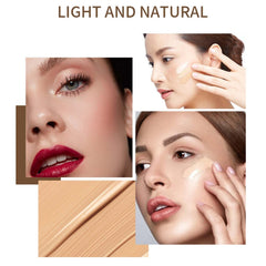 Liquid Foundation Concealer - Long Wearing Foundation Stick Makeups,Natural Cosmetic Accessories for Skin Tones Even, Light Face Foundation for Hiding Blemishes
