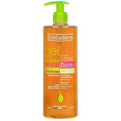 Evoluderm Hydrating Shower Gel Natural Origin Body Cleanser for Dry Skin
