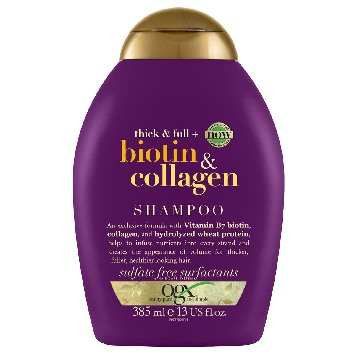 OGX, Shampoo, Thick and Full+ Biotin and Collagen, 385ml packaging may vary