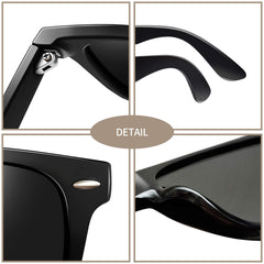 Joopin Polarized Sunglasses Men Women, Classic Square Sun Glasses 100% UV Protection Driving Fishing