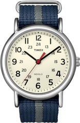 Timex Weekender Unisex Quartz Watch with Analogue Display and Nylon Strap - Navy\Gray