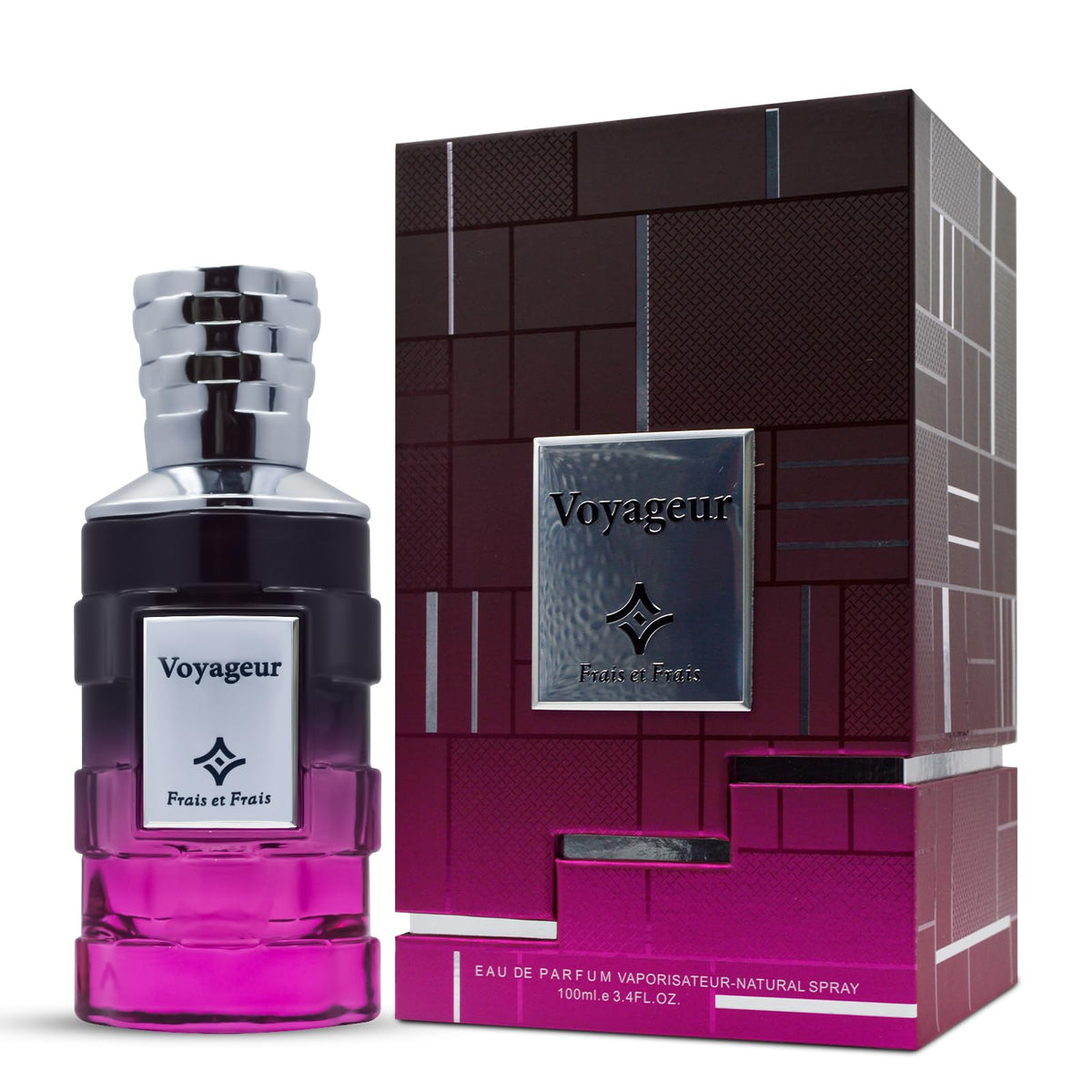 Frais Et Frais Voyageur Perfume 100ML - Eau de Parfum - Long Lasting, Premium Women's Fragrance with Rose Musk & Jasmine