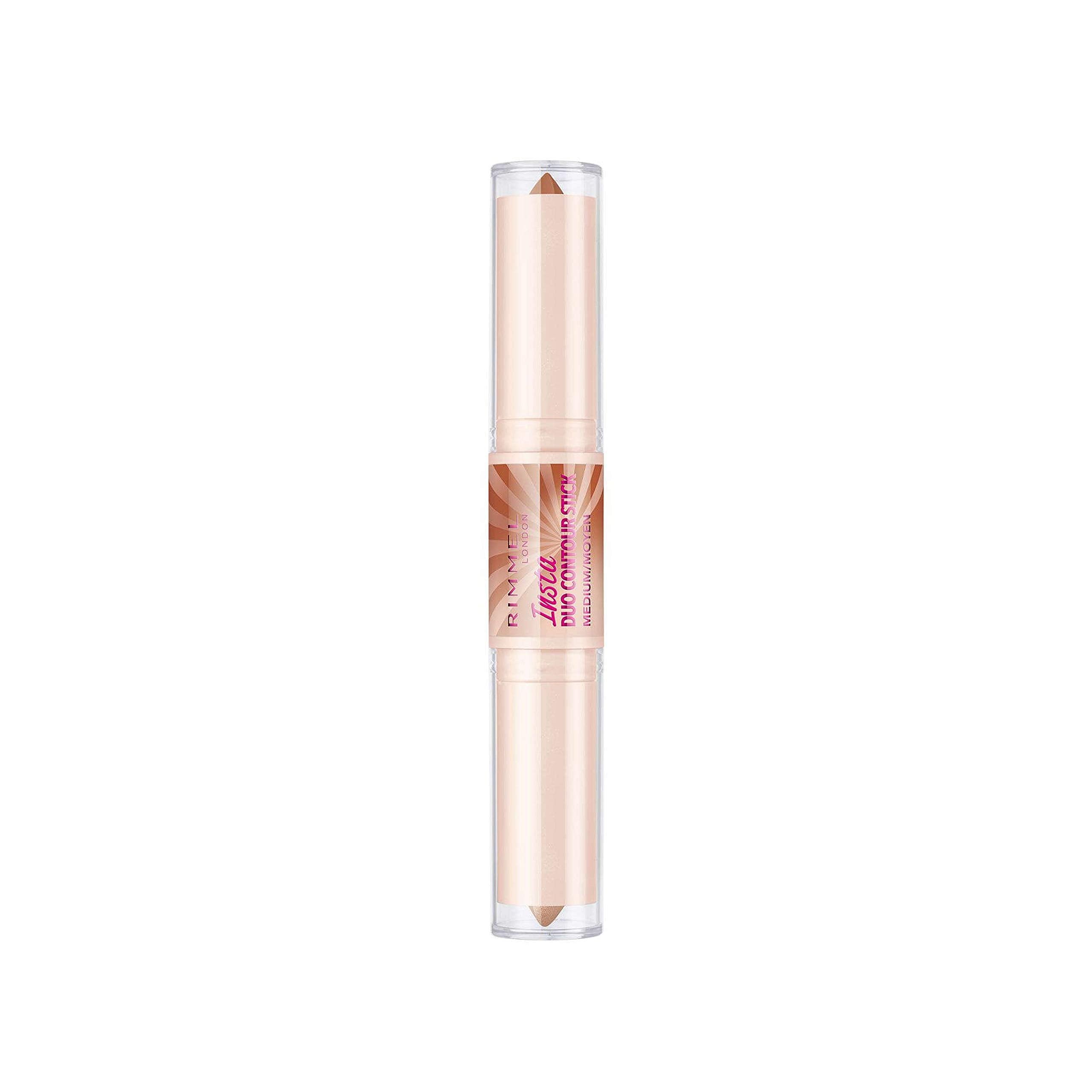 Rimmel London, Insta Duo Contour Stick, 2 x Net Wt. 0.14oz. 4g, Medium