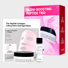 COSRX Glow-Boosting Peptide Trio, Pink Peptides Eye Patch Limited Gift Set