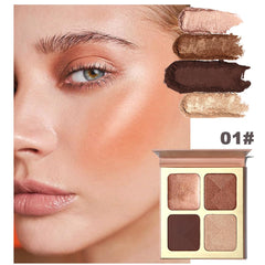Maffick Face and Eye Makeup Palette Sculpt, Illuminate and Beautify Skin Tone, Multi-Purpose Shadow, Blush, Bronzer and Highlighter (01, 106g)