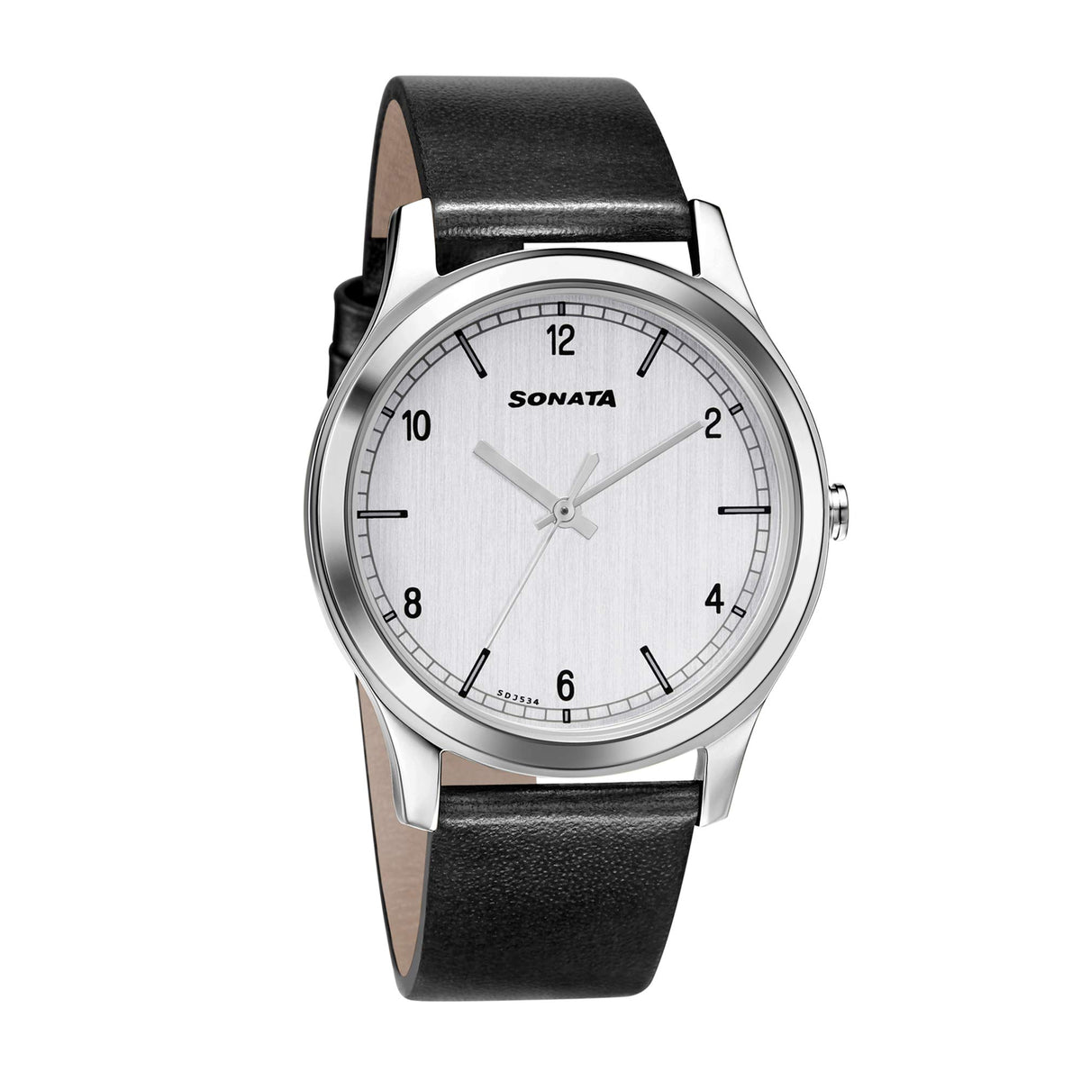 Sonata Silver Dial Analog watch For Men-NR7135SL01