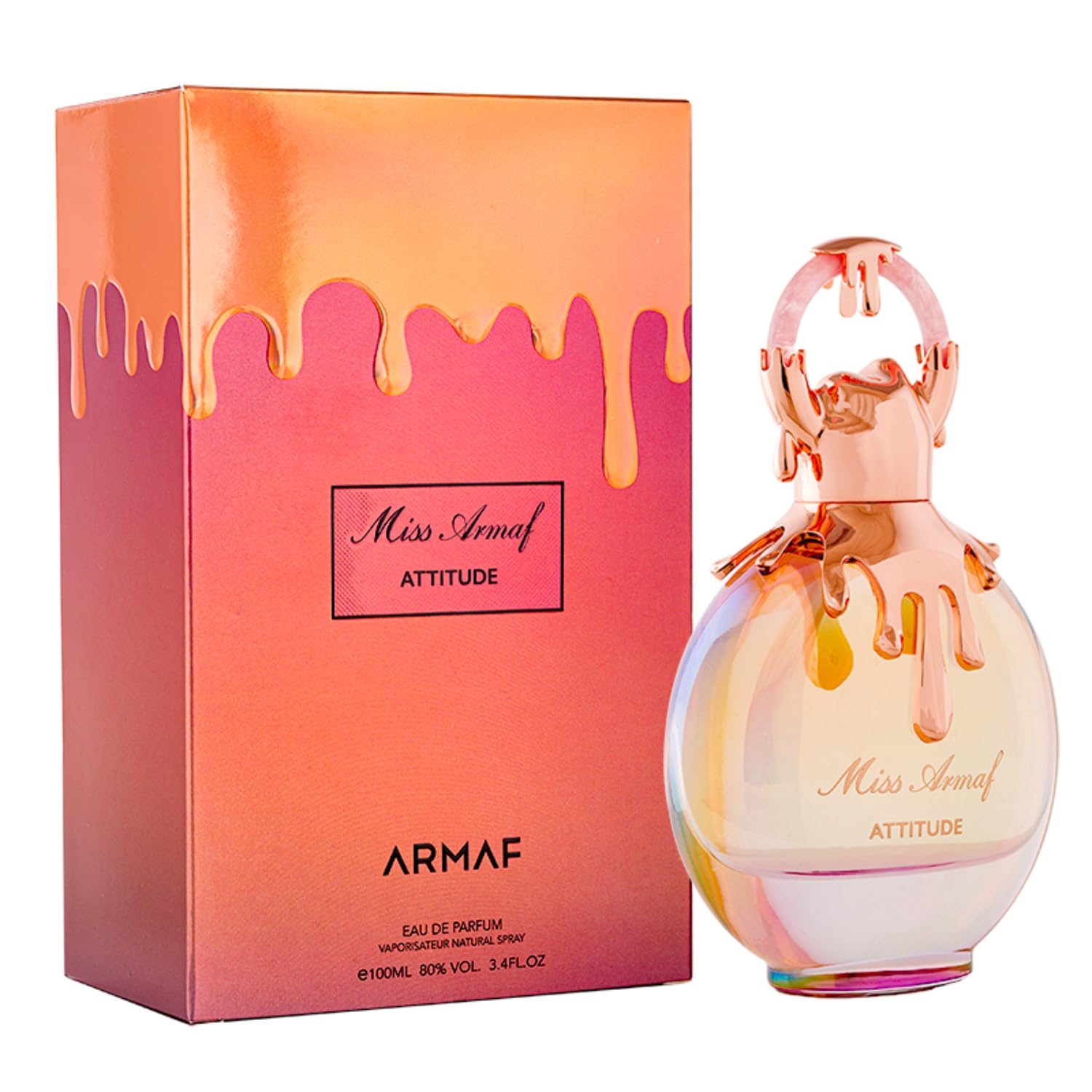 Armaf Perfume for Women Miss Armaf Attitude Eau De Parfum 100ml For Her, Long Lasting, Fragrance, Multi Colour