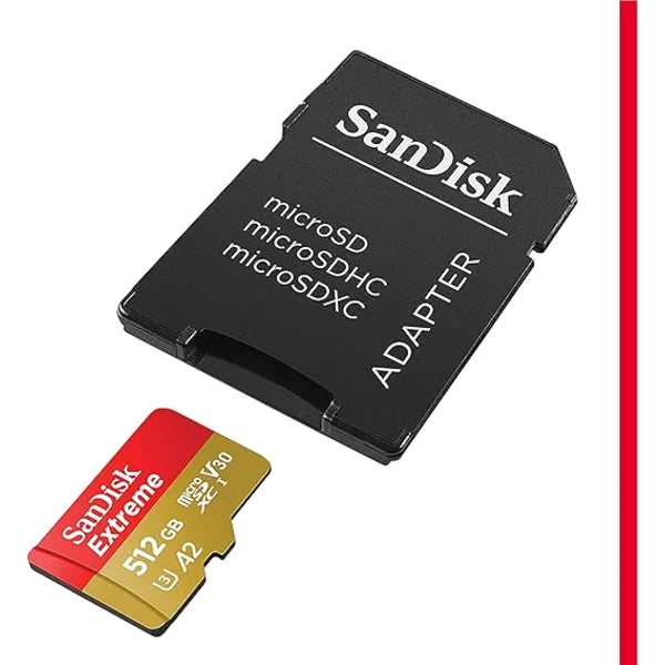 SanDisk Extreme Micro SD Memory Card With Adapter 190MB/S