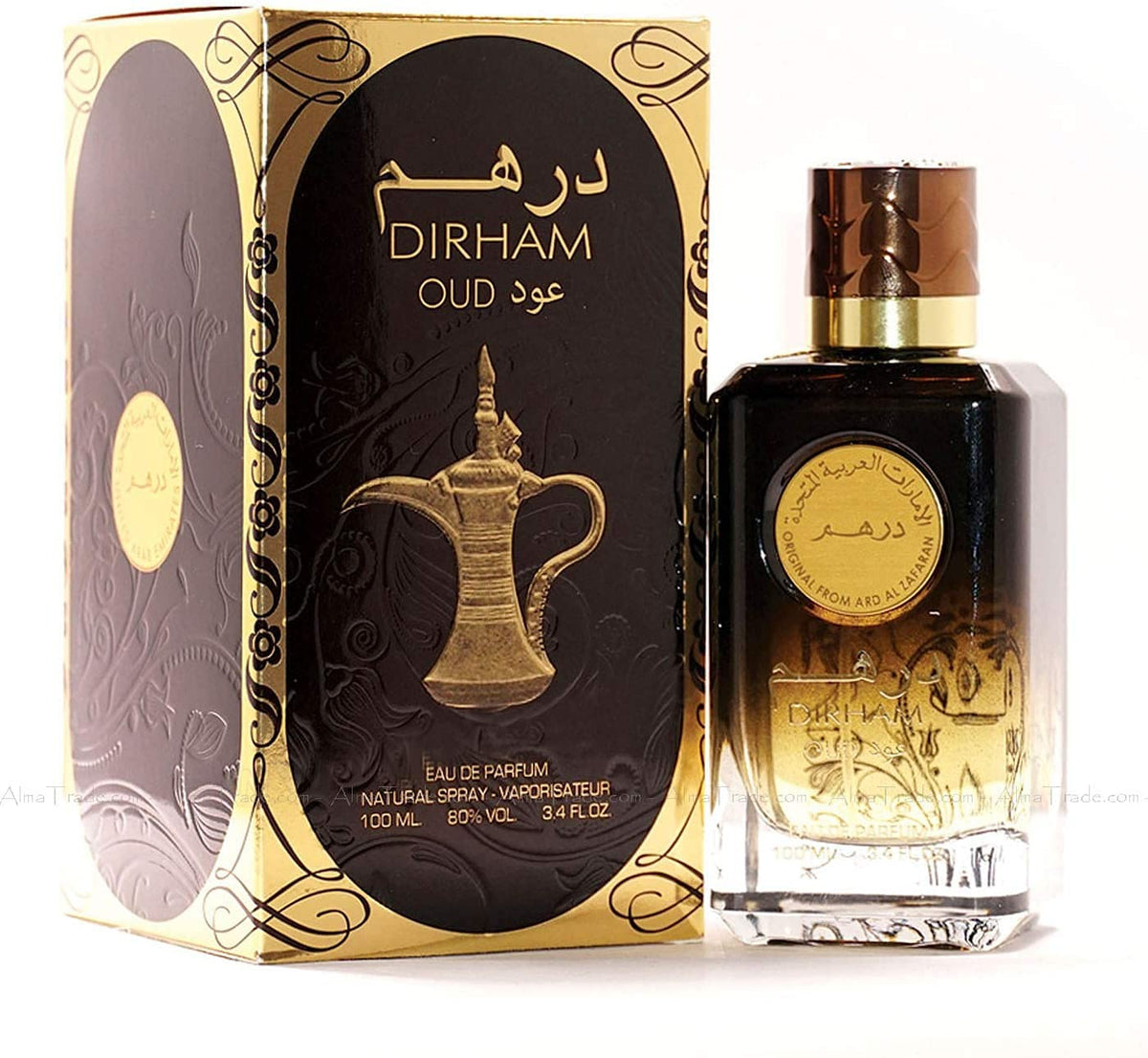 Ard Al Zaffran Dirham Oud Unisex Eau de Perfume, 100 ml