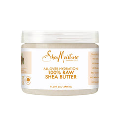 SHEA MOISTURE 100% Raw Butter Intensive Hair And Skin For Unisex, 310 ml, WHITE, 10.5 Fl Oz (Pack of 1)
