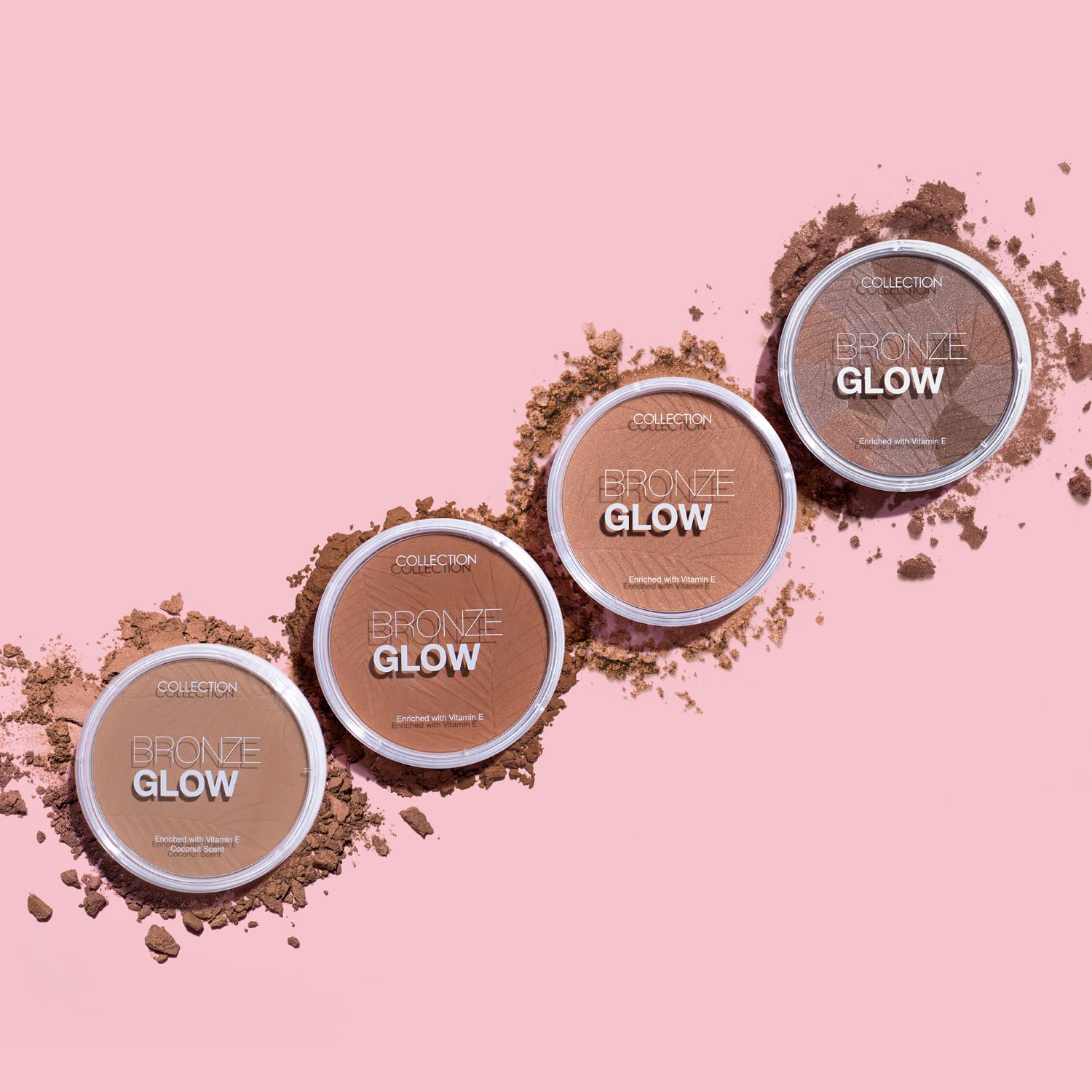 Collection Cosmetics Bronze Glow, Highly Pigmented Bronzer, 15g, Matte Light Terracotta