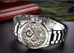 Curren Casual Watch For Men - Stainless Steel Band - 8275