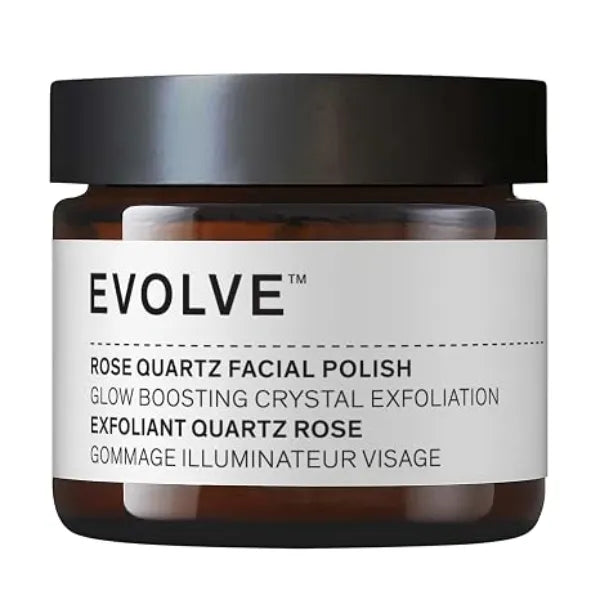 Evolve Organic Beauty Rose Quartz Facial Polish 2 oz