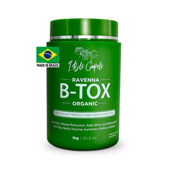 I Belli Capelli Organic Ravenna Hair Botox Treatment - Botox Capilar Para el Cabello, Formaldehyde-Free- Cirugia Capilar Para el Cabello- Anti-Frizz, Volume Reduction, Smoothing- 35.2 oz(1kg)