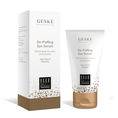 GESKE De-Puffing Eye Serum, Against Dark Circles & Swollen Eyes, With Aloe Vera, Beauty Serum, Smooths the Eye Area, Vegan Formula
