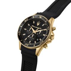 Maserati Men's Sfida R8871640001 Black Silicone Quartz Fashion Watch
