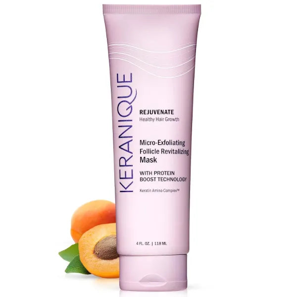 Micro Exfoliating Mask for Scalp & Hair - Keranique Clarifying Scalp Scrub for Women - Cleansing & Moisturizing Scalp Detox Conditioner - Creates Foundation for Fuller Growth - Hair Mask & Exfoliator