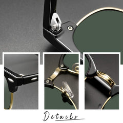 Joopin Polarized Semi Rimless Sunglasses Men Women, Classic Half Frame Sun Glasses UV Protection