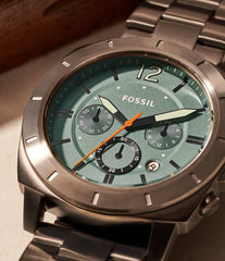 Fossil Privateer Sport Chronograph Smoke Stainless Steel Watch - BQ2682