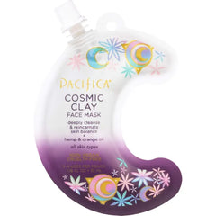Pacifica Cosmic Clay Face Mask, Deep Cleansing Pore-Minimizer Clay Mask for Blemishes & Oily Skin, Skin-Balancing Detox Facial with Hemp, Acai & Orange Oil, Clean Beauty Vegan, 1.18 oz