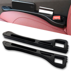 YXNXLIGHT Car Seat Gap Filler Set Of 2, Multifunctional Seat Side Gap Filler With Exclusive Slots For Coins, Phone & Cards, Universal Fit Pocket Organizer For Car SUV