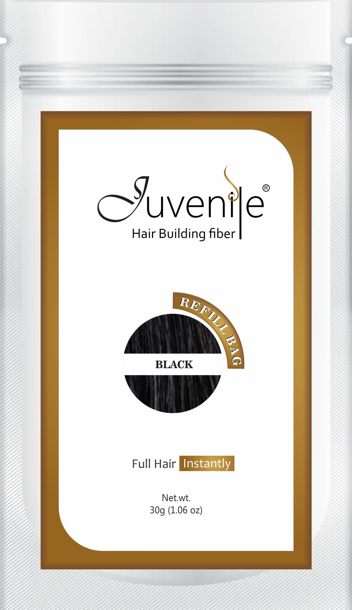 Juvenil Hair Fibers Refill Pack, 30g