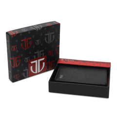 Titan Men Bifold Leather Wallet - Black