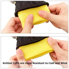MAKINGTEC Kids Thickened Ski Gloves, Kids Winter Warm Gloves, Warmest Waterproof and Breathable Snow Gloves for Cold Weather, Cold Weather Windproof Thermal Gloves for Boys & Girls, Thick section