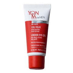 Yonka Men's Eye Gel for Puffiness & Dark Circles - Repairing Formula with Arnica, Beech Bud & Mimosa Extracts, Soothes Fine Lines, Quick-Absorbing (0.5 fl oz)
