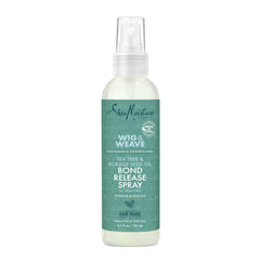 SHEA MOISTURE SheaMoisture Bond Release Hair Spray for Wig and Weave, Tea Tree and Borage Seed, Alcohol Free Hairspray, 4.1 Oz