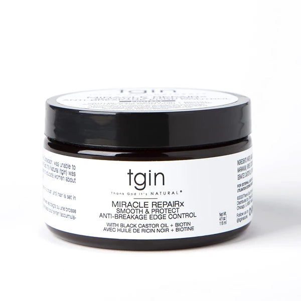 tgin Miracle RepaiRx Smooth & Nourish Edge Control for For Damaged Hair - Repair - Protect - Restore - 4 ounces