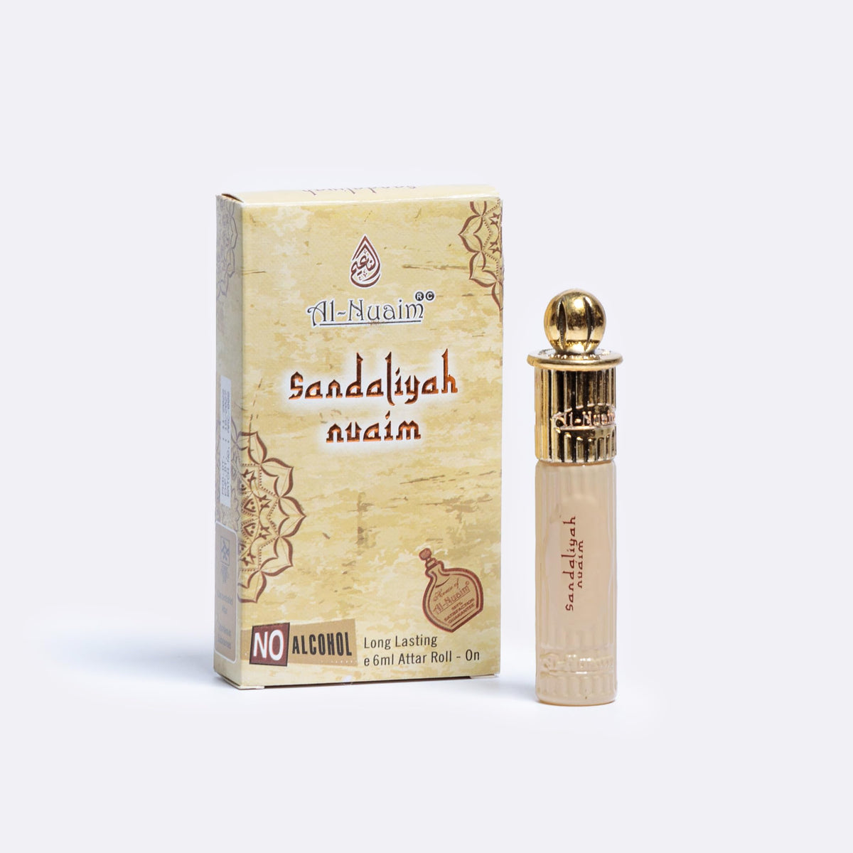 Al Nuaim Tofa Series | Sandalya Nuaim Alcohol Free Attar For Men - 6ml | Concentrated Perfume Oil | Premium-Grade Oriental Attar | Long Lasting Fragrance