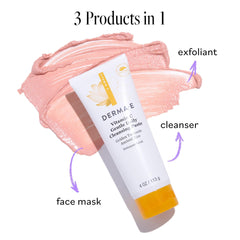 Derma E Vitamin C Gentle Daily Cleansing Golden Turmeric Paste, 113 G