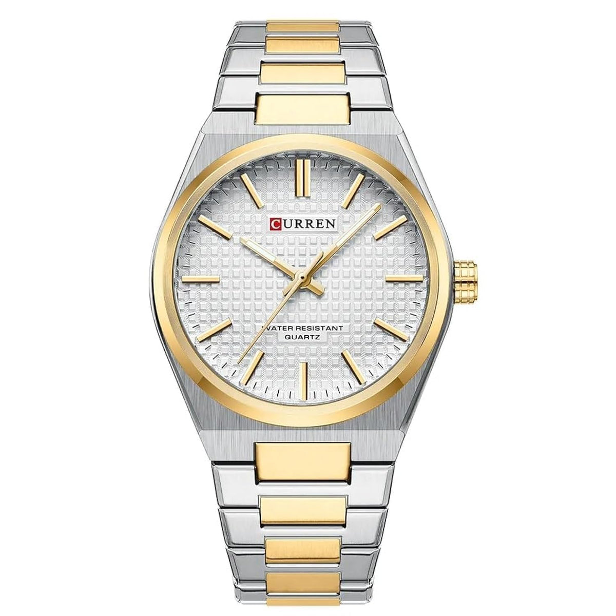 CURREN 8439 Sport Men Watch Top Brand Luxury Original Waterproof Male Clock Gold Stainless Steel Quartz Man Wristwatch