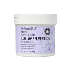 NATURE WELL Clinical Collagen Peptide Intense Moisture Cream for Face, Neck, & Body, Anti-Aging, Hydrates, Plumps, Restores Moisture, & Increases Suppleness, 10 Oz
