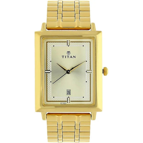 Titan Karishma Analog Rectangle Watch for Men's