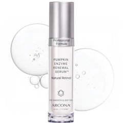 ARCONA Pumpkin Enzyme Glow Serum – Transforms Dull Skin Overnight with Plant-Based AHAs & Natural Retinol | Reveals a Brighter, Smoother Complexion | Gentle Retinol Serum for Face - 1.17 fl oz