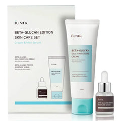 IUNIK Beta-Glucan Edition Skincare Set (Cream 2.02 fl.oz. & Mini Serum 0.51 fl.oz.)