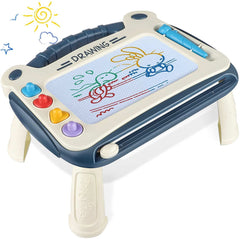 Mumoo Bear Toddler Toys Age 1-2 Year Old Kids, Magnetic Drawing Pad Doodle Board Educational Learning Toys For 1 2 3 Year Old Kids Birthday(Blue)