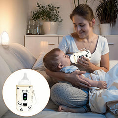Lolotzii Portable Bottle Warmer, Temperature Adjustment Baby Milk Waemer with LED Display and USB, Panda Waterproof Bottle Warmer for Travel, Car