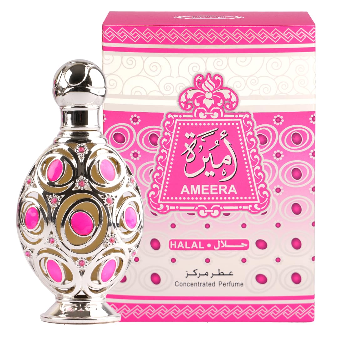 "Oud Khaleeji ATTAR AMEERA 20ml Perfume Oil - Exquisite and Captivating Middle Eastern Fragrance Oil for a Lasting Sensory Experience"