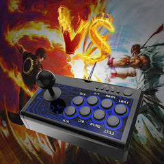 COOLBABY Fight Stick Controller, 7 in 1 Fight Joystick Arcade Game Fighting Joysticks, USB Port, Compatible with Windows, X-box One, PS-4, PS-3, Ninten-do Switch, and Android
